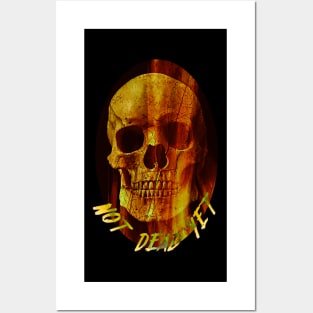 Fire Skull Posters and Art